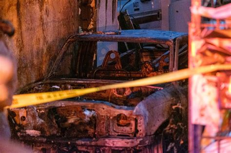 Mans Body Found In Burned Car In Brooklyn Driveway