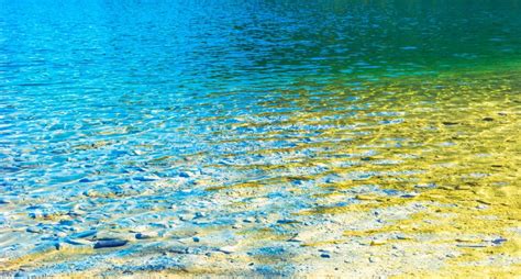 Texture Of Turquoise Lake Water Of Mountain Lake Stock Image Image Of