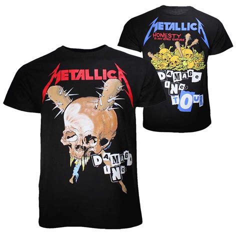 Metallica Metallica Damage Inc Tour T Shirt Men Loudtrax