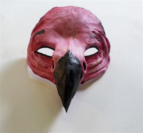 Vulture Mask Lappet Faced Vulture Paper Mache Wearable Etsy