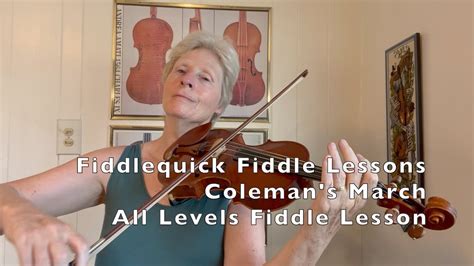 Colemans March All Levels Fiddle Lesson Youtube