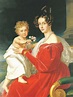 Sofía de Baviera (Sophie Fürstin von Bayern), con su hijo menor ...
