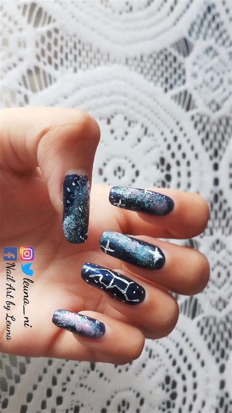 Virgo Constellation Nail Art Zodiac Nails