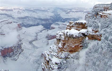 New Years Snow Storm Turns Grand Canyon Into ‘winter