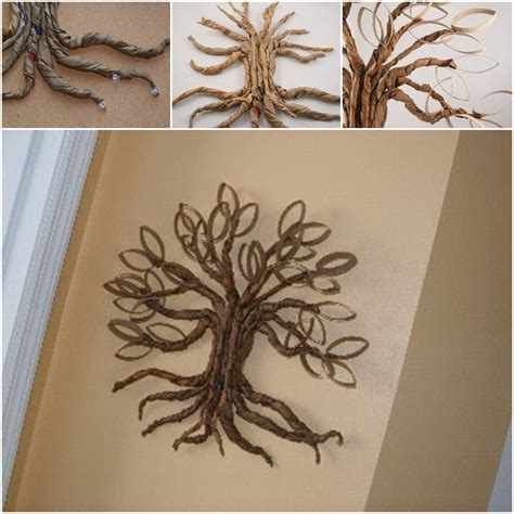 Cool Creativity — Diy Toilet Paper Roll Twisted Oak Tree