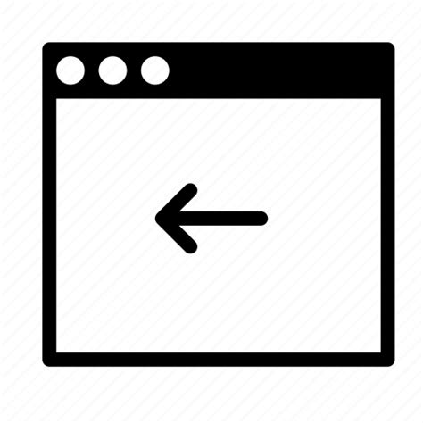 Application Arrow Back Interface Window Icon