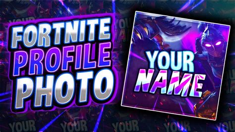 Fortnite Profile Photo Template Photoshop Youtube