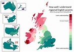 English Accents and Dialects Around The World - Vivid Maps