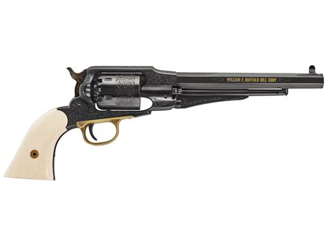 Uberti 1858 Buffalo Bill Centennial Black Powder Revolver 44 Cal 8