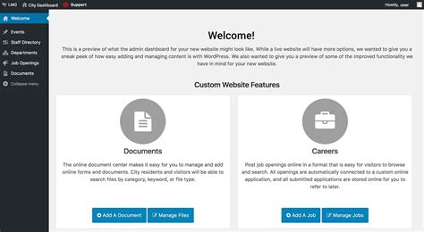 Customize the WordPress Dashboard | Lee Media Group