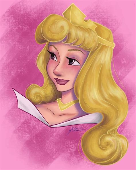 Next Up In My Digital Princess Paintings Is Aurora I Prefer The Blue