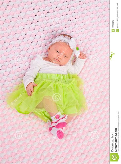 Baby Girl In Cute Outfit Stock Images Image 27766424