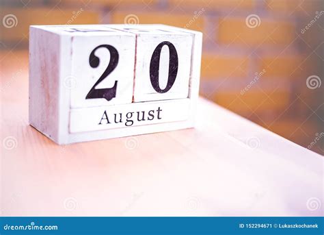 20th Of August August 20 Birthday International Day National