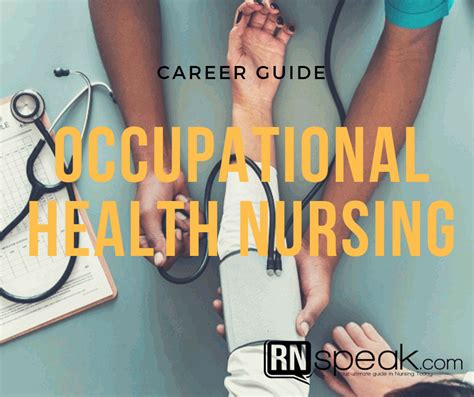 Career Guide For Occupational Health Nursing Rnspeak