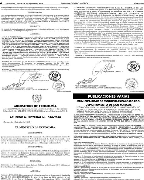 Publicaci N Legal Del Diario De Centro Am Rica De Septiembre De