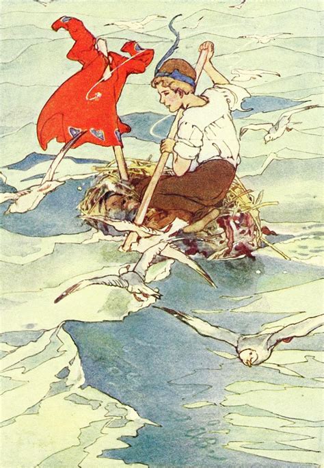 Spreading His Coat To The Wind He Sailed Merrily — The Peter Pan
