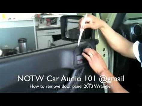 How to remove car door panel, diy with scotty kilmer. how to remove 2013 Jeep Wrangler door panel - YouTube