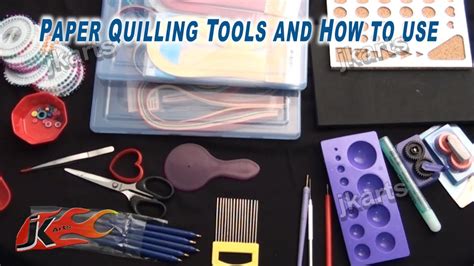 Paper Quilling Tools And How To Use Quilling Tools Jk Arts 212 Youtube