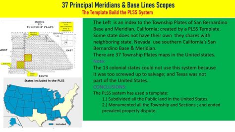37 Principal Meridians And Base Lines Youtube