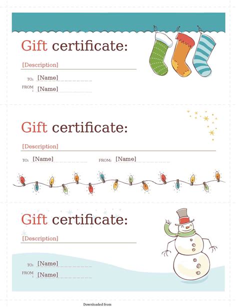 The latest ones are on mar 14, 2021 7 new free printable fill in certificates results. Gift Certificate Template 2 PDF - PDF Format | e-database.org