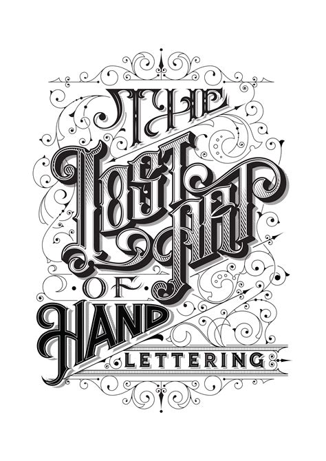 The Lost Art Of Hand Lettering Wooden Board On Behance