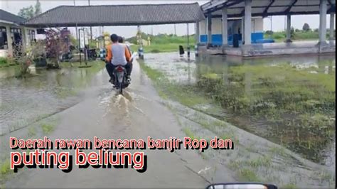 Daerah Rawan Bencana Banjir Rob Dan Puting Beliung Di Kabupaten Tulang