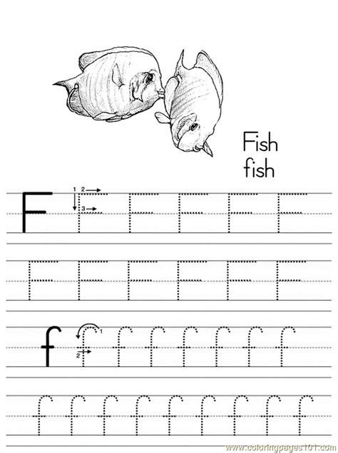 alphabet abc letter  fish coloring pages   coloring page  alphabets coloring pages