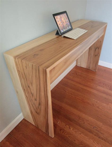 Pin By June Wu On Home Goods Wood Desk Design Wood Computer Desk