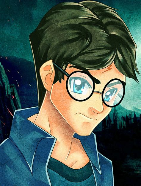 How To Draw Anime Harry Potter Harry Potter Step By Step Drawing