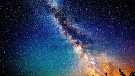 Outer Space Milky Way Wallpaper Nature And Landscape Wallpaper Better