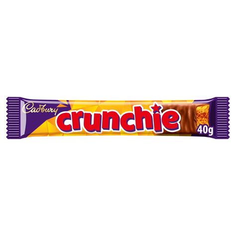 cadbury crunchie chocolate bar 40g bb foodservice