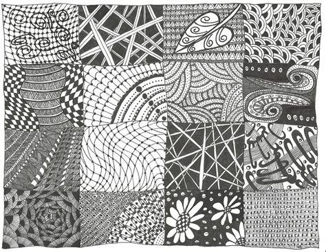 Simple Zentangle Patterns | 5 Quote