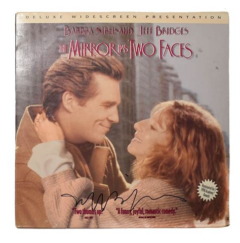 Jeff Bridges Mirror Has Two Faces Signed Laserdisc Certified Authentic Jsa Coa Two Faces