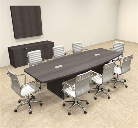 Modern Boat Shapedd 10 Feet Conference Table Of Con C133