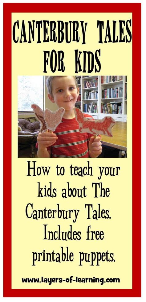 Canterbury Tales For Kids Layers Of Learning Canterbury Tales