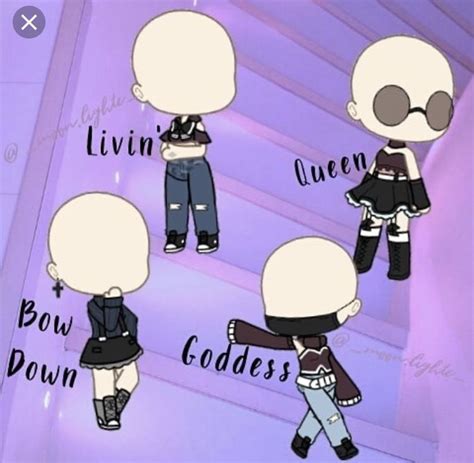 Gacha Club Outfits For Girls Tomboy Não Esqueçam De Deixar Os