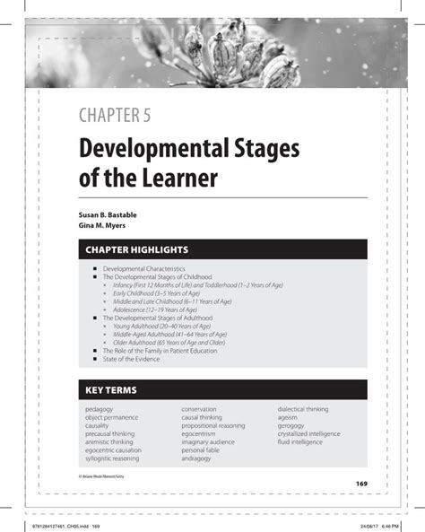 Chapter 5 Developmental Stages Of The Learner Docslib