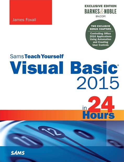 Visual Basic 2015 In 24 Hours Sams Teach Yourself Barnes And Noble