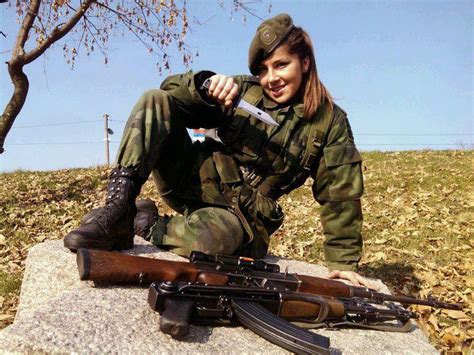 serbian female soldier image females in uniform lovers group moddb