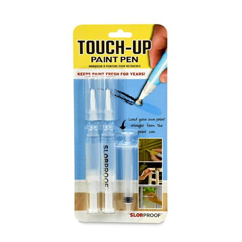 Slobproof Touch Up Paint Pen Fillable Paint Brush Pens For Interior