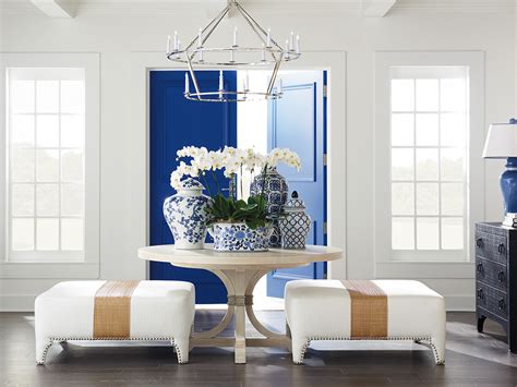 The magnolia round dining table is a unique take on an elegantly designed table. Magnolia Round Dining Table | Lexington Home Brands