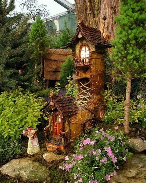 Cute Fairy House Fairy Garden Ideas Pinterest