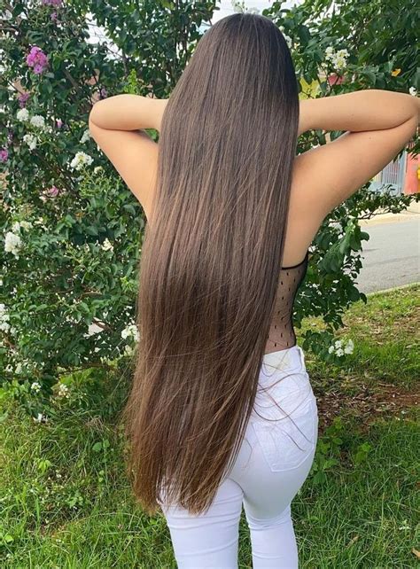 Pin By Keith On Beautiful Long Straight Brown Hair Super Long Hair Extremely Long Hair Long