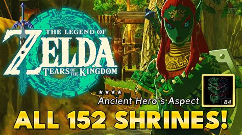 Zelda Tears Of The Kingdom All 152 Shrines Reward Fully Enhanced