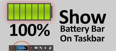 How To Show The Battery Percentage In Windows 10 Images