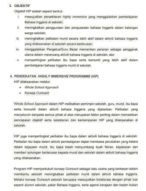 The ministry of education of malaysia in solving the language proficiency prob SPI ini juga menyertakan garis panduan pelaksanaan Highly ...