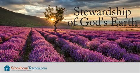 Christian Stewardship Lesson Stewardship Of Gods Earth Homeschool