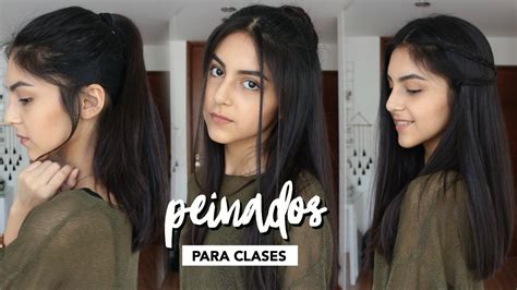 Peinados Rapidos Y Faciles Para El Colegio Dia A Dia 5 Luciana Wk Youtube