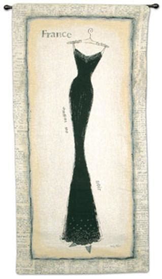 Vogue Silhouette Wall Tapestry Emily Adams