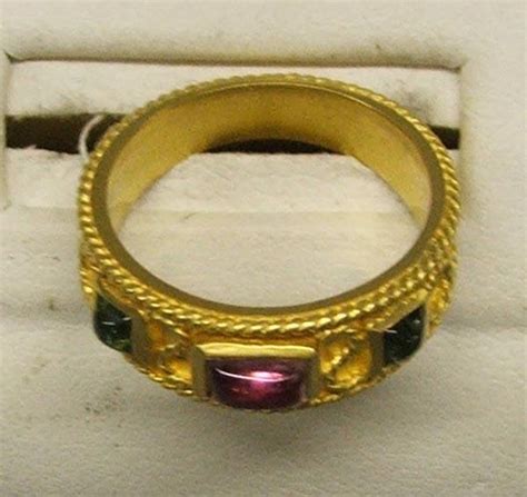 14kt Gold And Semi Precious Stone Ring